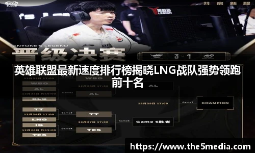 英雄联盟最新速度排行榜揭晓LNG战队强势领跑前十名